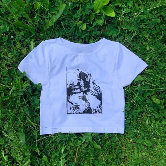 Y2K Screen print abstract horror graphic - Picture 3 of 5